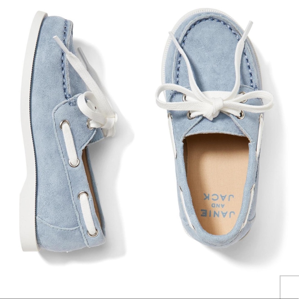 Jack and Janie Suede Boat Shoe, 5 - NEW